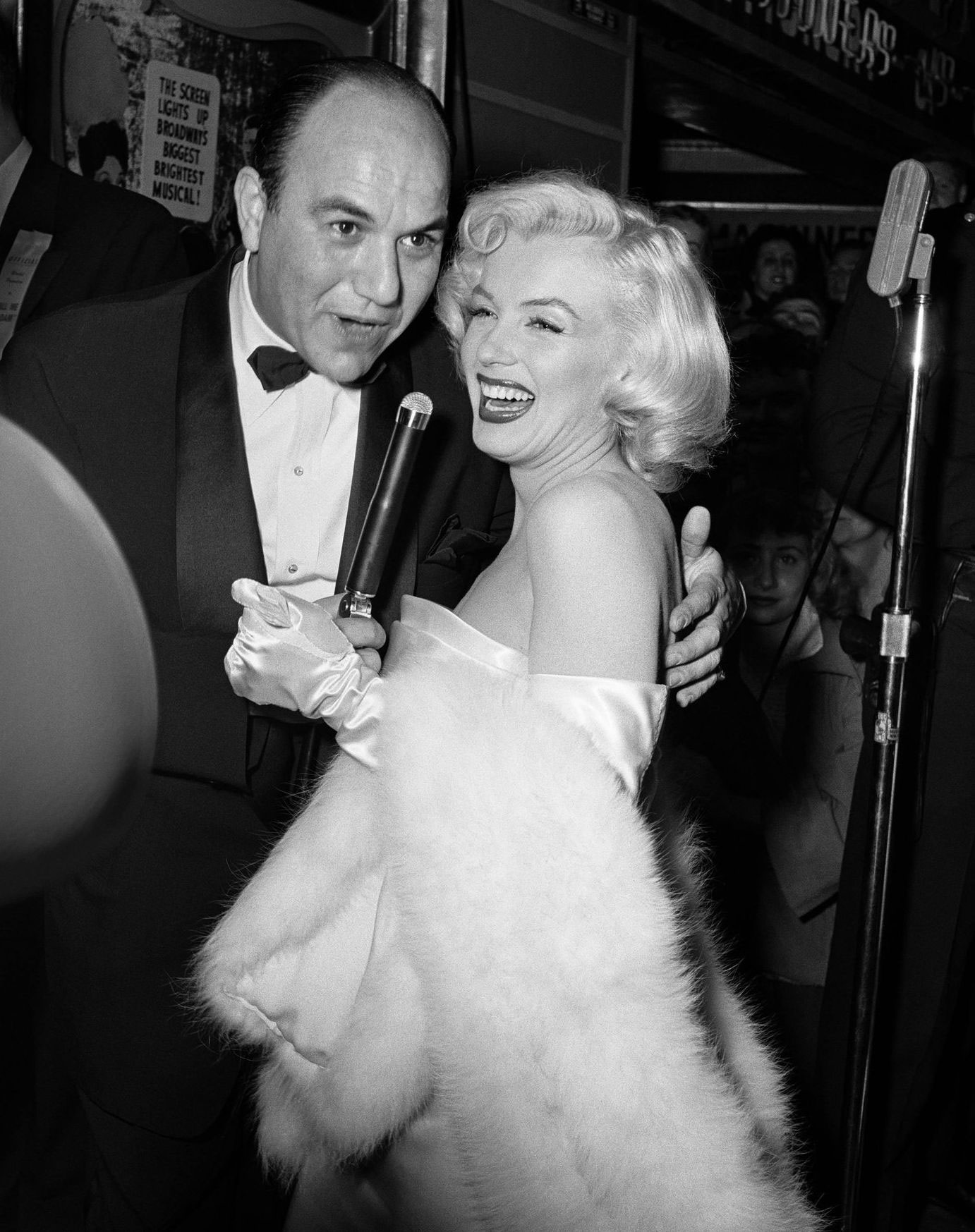 Marilyn Monroe is super happy to be at the premiere of “Call Me Madam