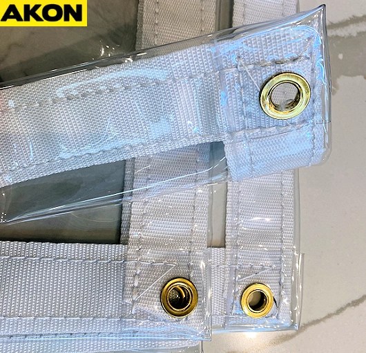 Clear Porch Tarps With Grommets Custom Made