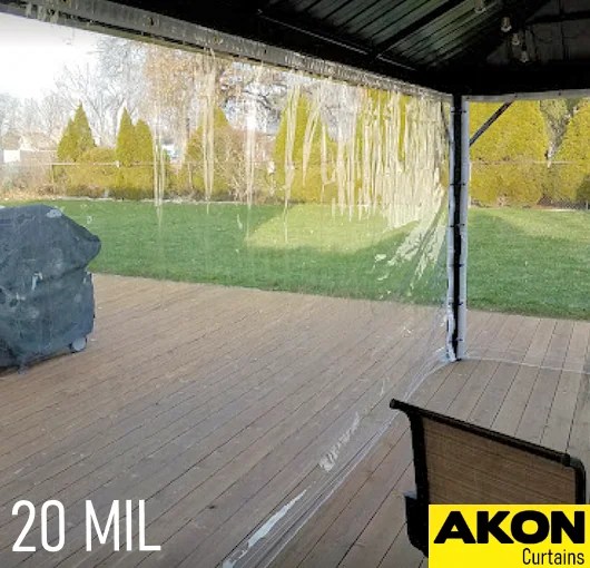 20 Mil Clear Tarps With Grommets Custom Made