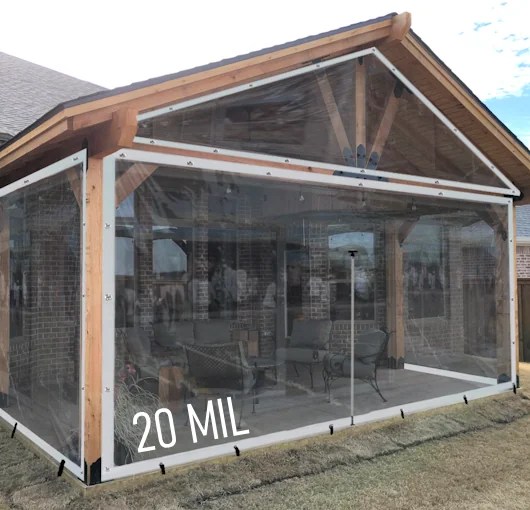 Clear Tarps With Grommets Custom Made