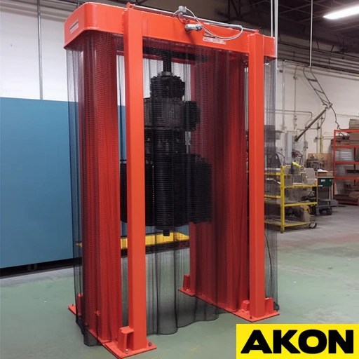 Steel Mesh Safety Curtains Projectile Protection