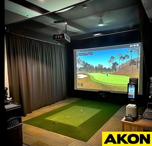 Golf Simulator Curtains Blackout Drapes