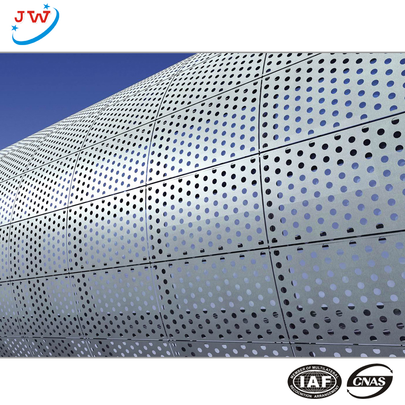 JINGWAN Curtain Wall Factory Direct Metal Plate Aluminum Curtain Walls
