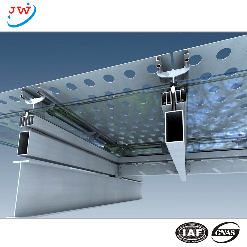 JINGWAN Curtain Wall Factory Direct Metal Plate Aluminum Curtain Walls