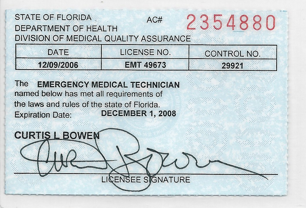 How To A Florida Emt Cousinyou14