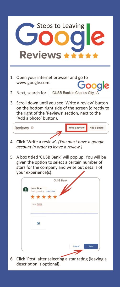 Charles City Iowa Bank CUSB Charles City CUSB Bank