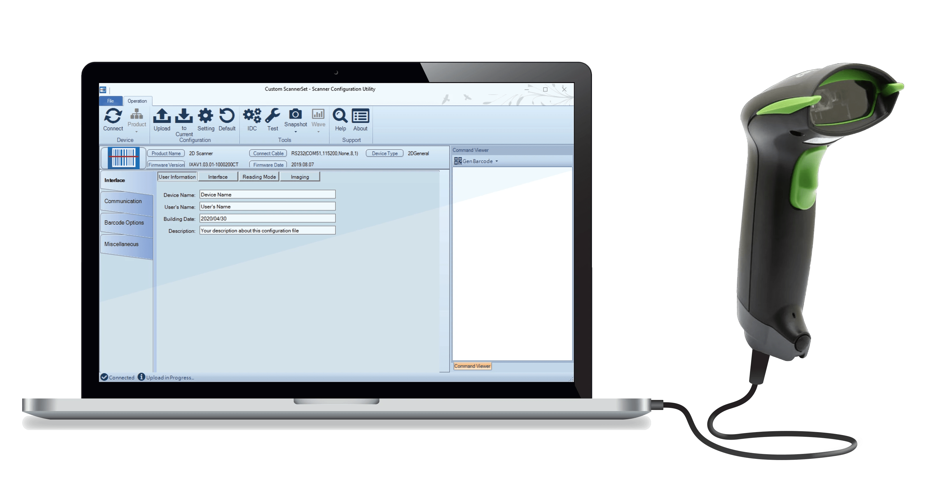 SCANMATIC 2D Barcode Scanners Custom S.p.A. Custom S.p.A.