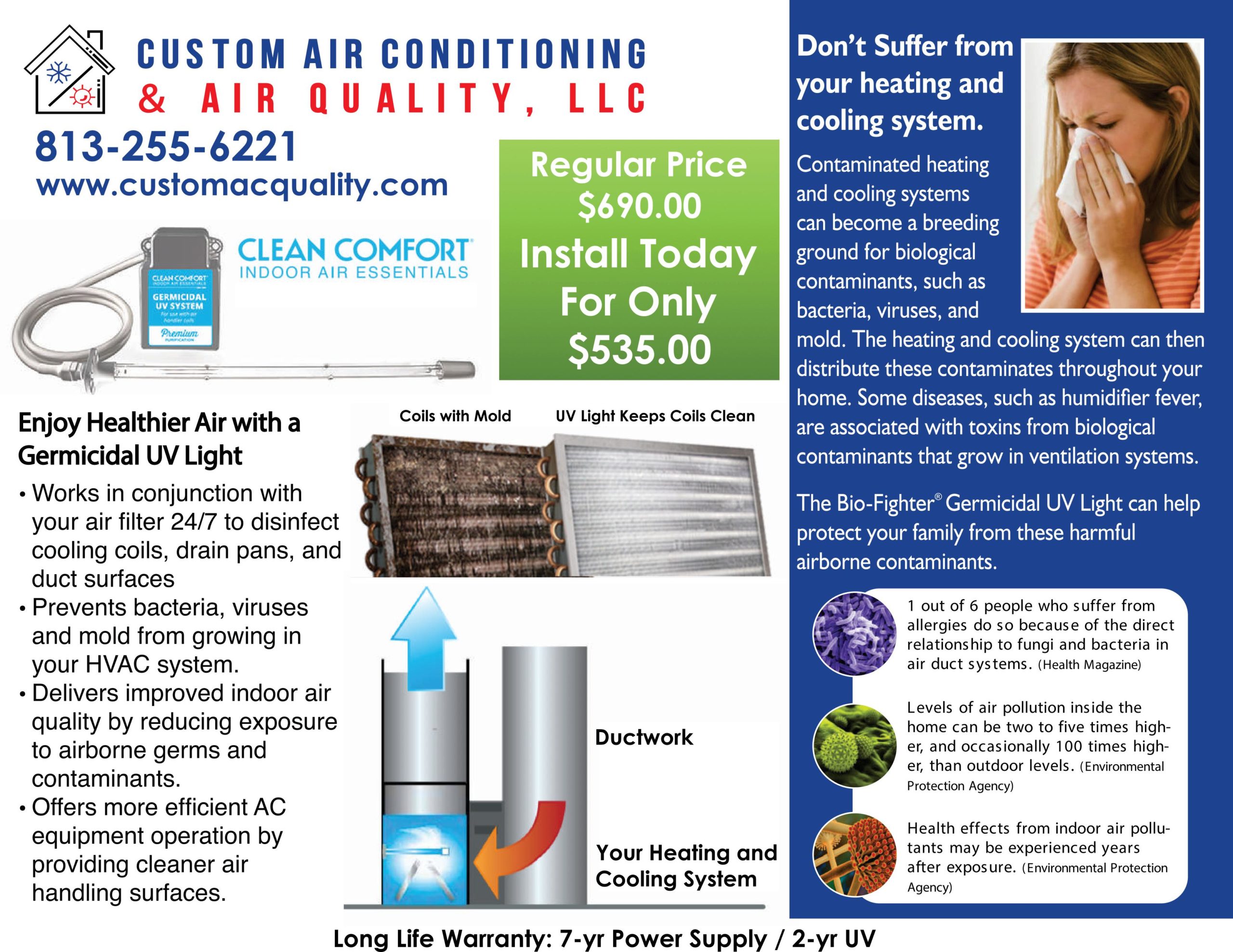 The Benefits Of A UV Light In Your HVAC System ECM Air Conditioning