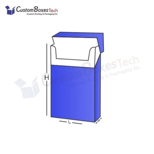 Custom Cigarette Box Style Template - Cigarrete Packaging Template