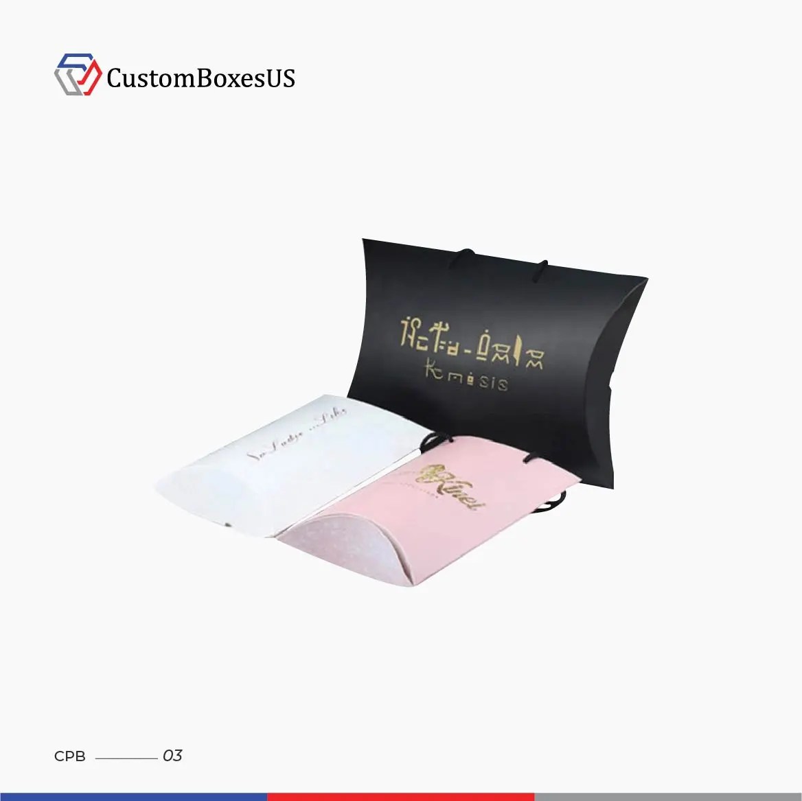 PillowShaped Hair Extension Boxes Custom Boxes US