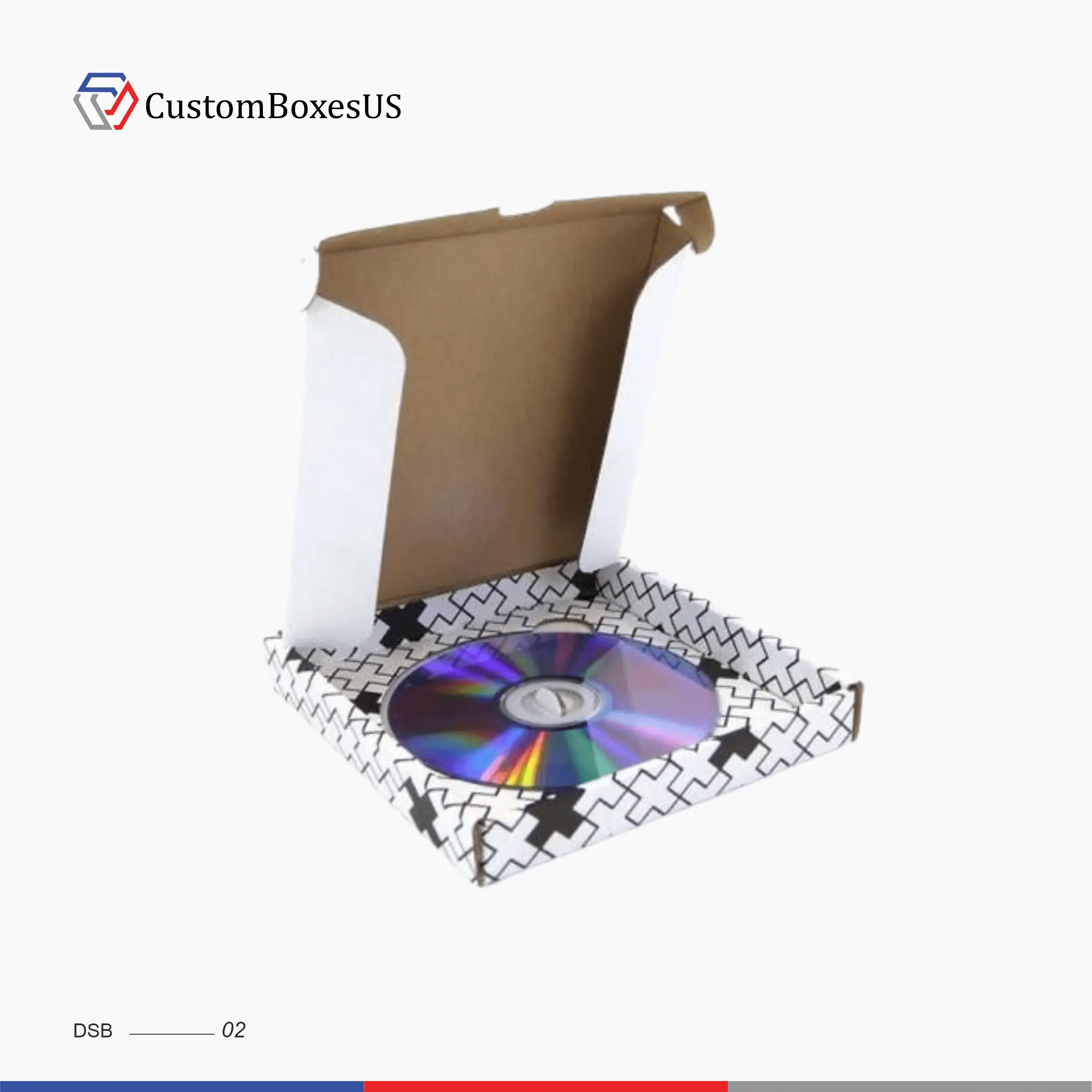 Custom CD/DVD Storage Boxes Stylish Disc Storage