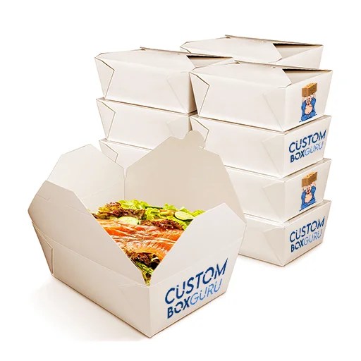 Custom Printed Burger Boxes with Logo at Wholesale
