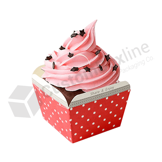 Personalized Individual Cupcake Boxes CustomBoxline