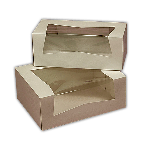 Customised Cardboard, Kraft Card Pastry Packaging Boxes in UK Custom
