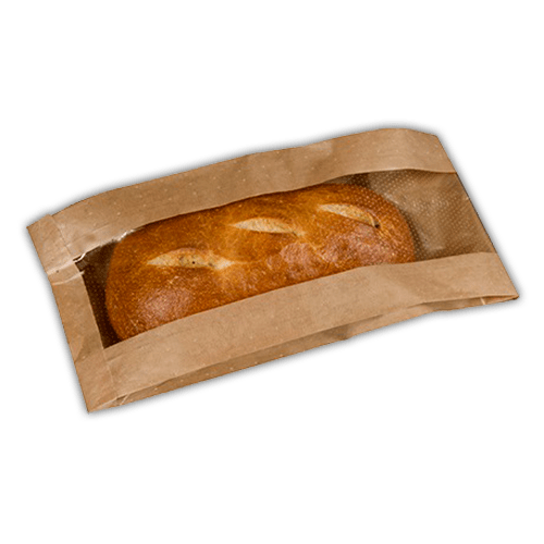 Customised Bread Packaging Bags With PVC Window Custom Cake Boxes