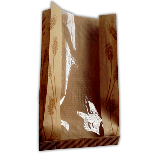 Customised Bread Packaging Bags With PVC Window Custom Cake Boxes