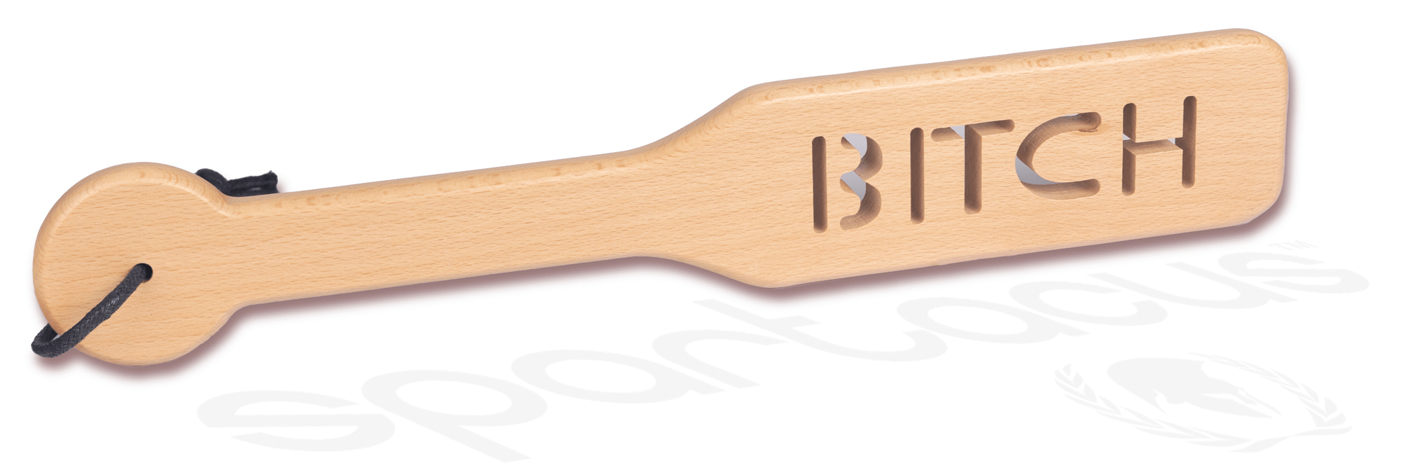 ZELKOVA WOOD PADDLE "BITCH" Custom Collars USA