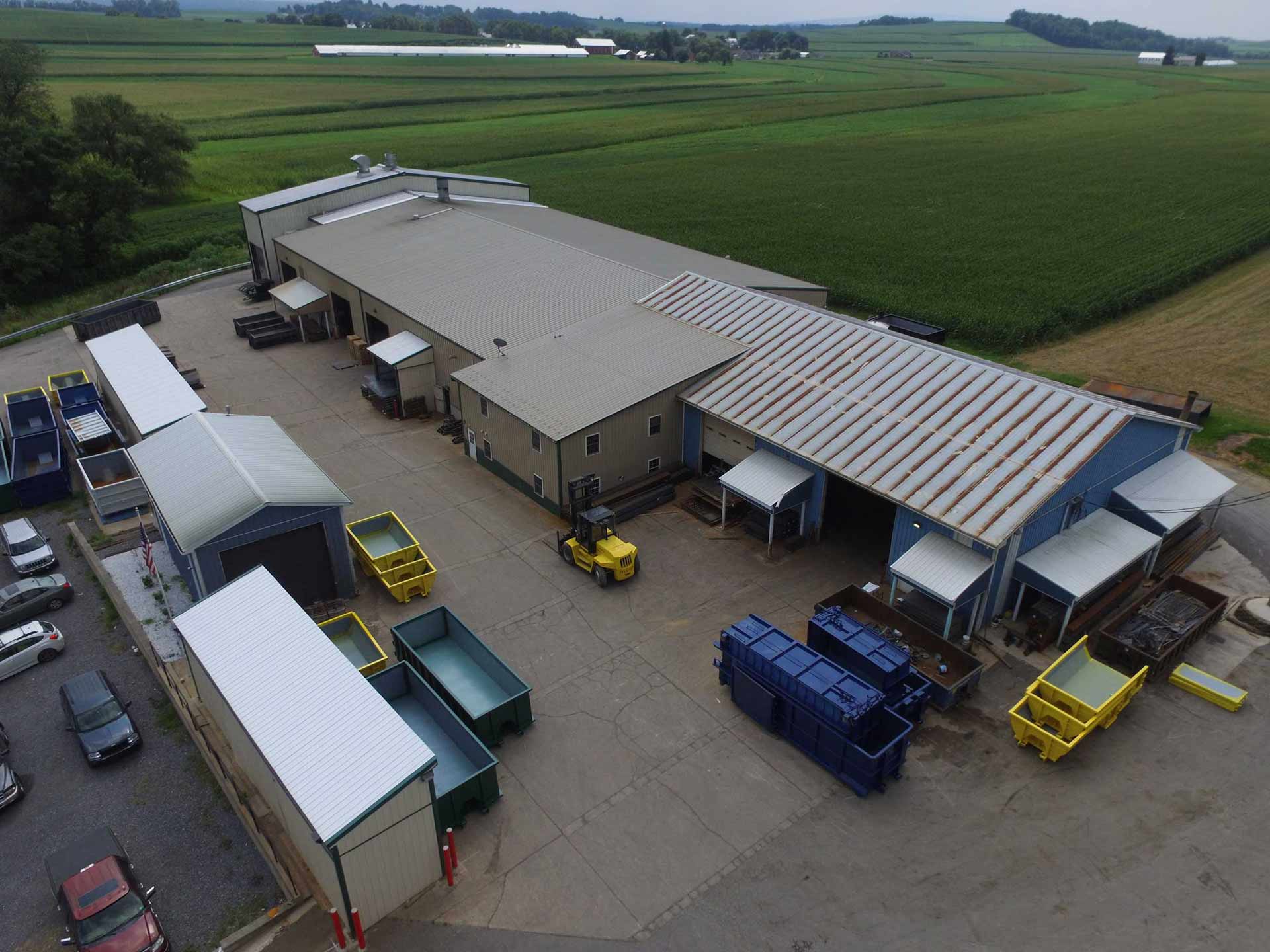 Custom Container Solutions Manufacturers of Steel Roll Offs Located