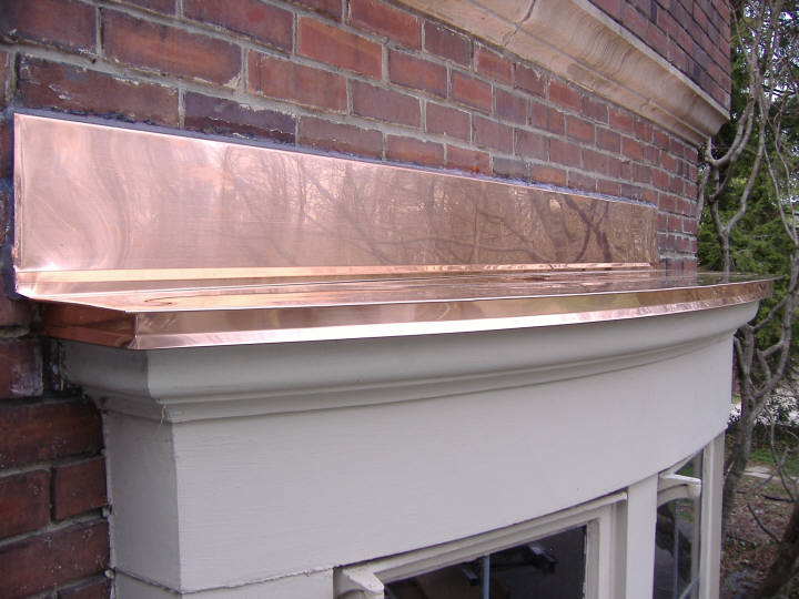 Copper Bow Window Hoods