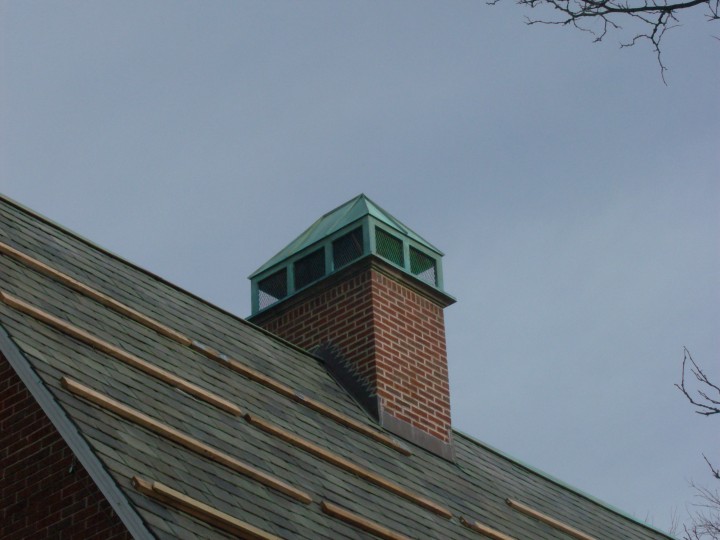 Copper Chimney Caps, Copper Shrouds, Copper Flue Cover, Copper Chase Cover
