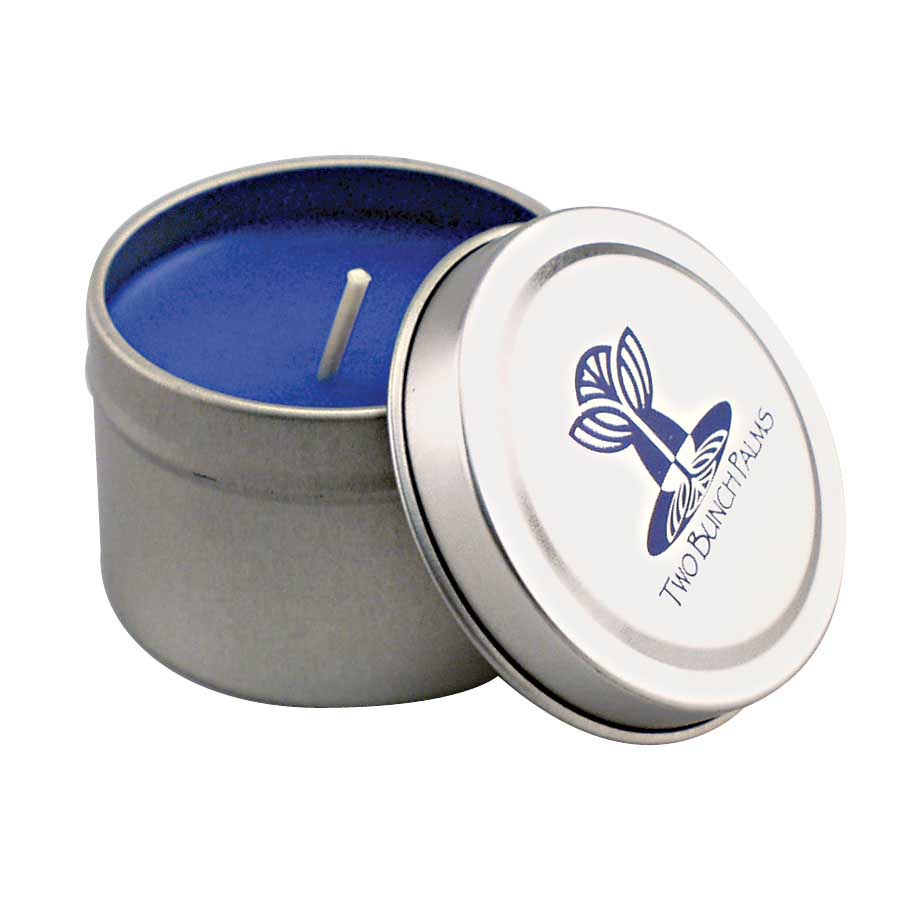 CandlesCAPT100, 2oz Personal Candle Tin w/lid,