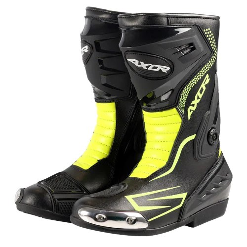 Axor Slipstream Black Neon Green Riding Boots Buy online in India