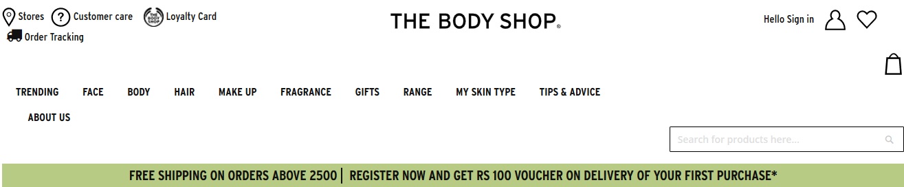 The Body Shop India Gurgaon Customer Care Service Number
