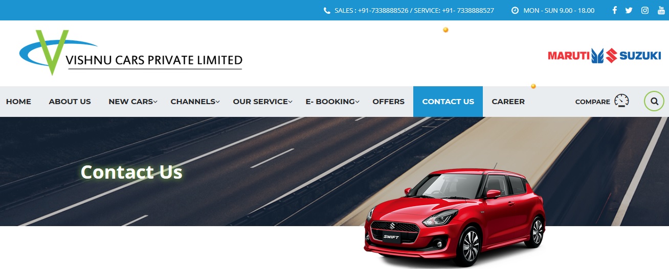 Vishnu Cars Chennai Customer Support Phone Number