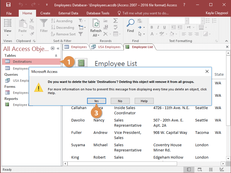 Access Database CustomGuide