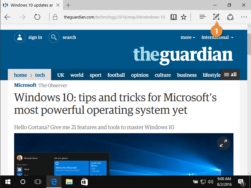 Add Microsoft Edge To Desktop