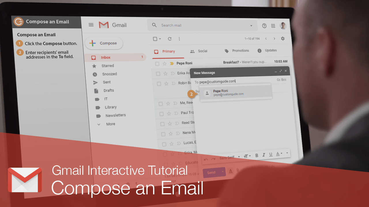 Compose an Email | CustomGuide
