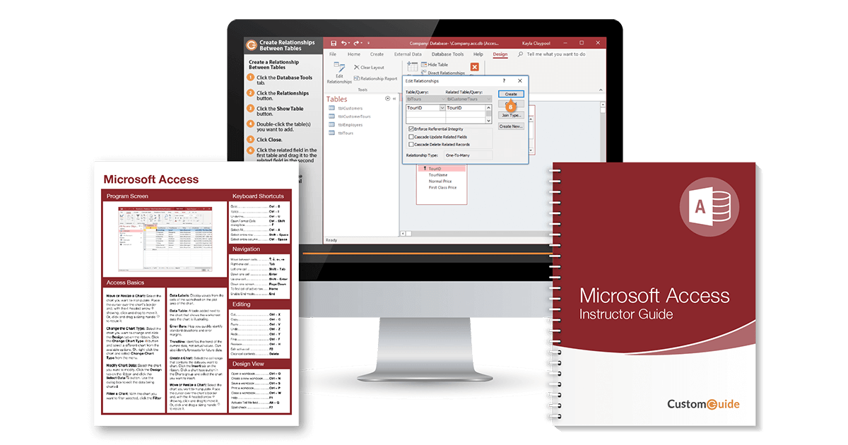 Ms Access Worksheets K12 Workbook