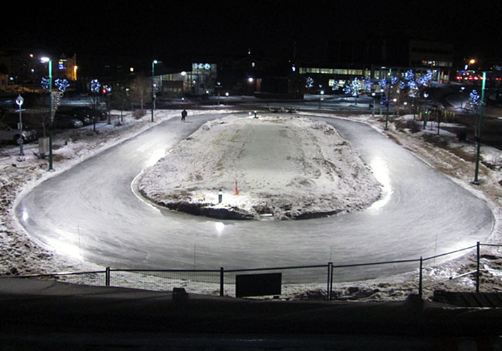 Custom Ice Rinks Skating Paths