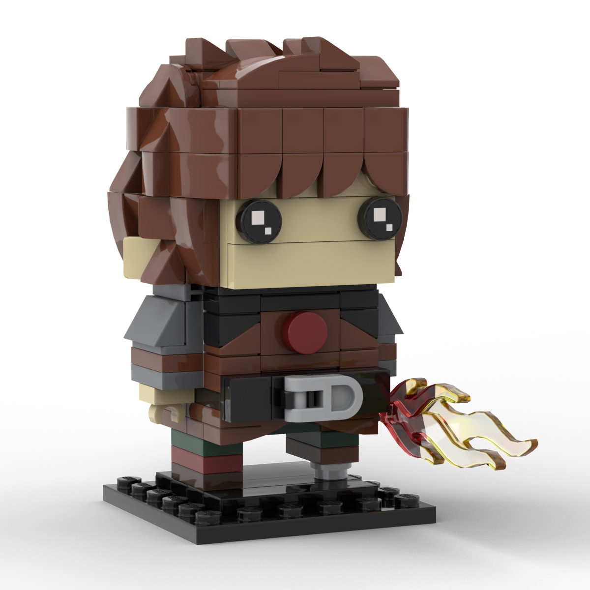 Hiccup How To Train Your Dragon MOC Lego Brickheadz Instructions