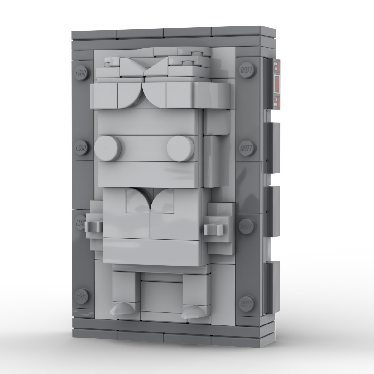 Lego Star Wars Han Solo Carbonite Custom Brickheadz Instructions