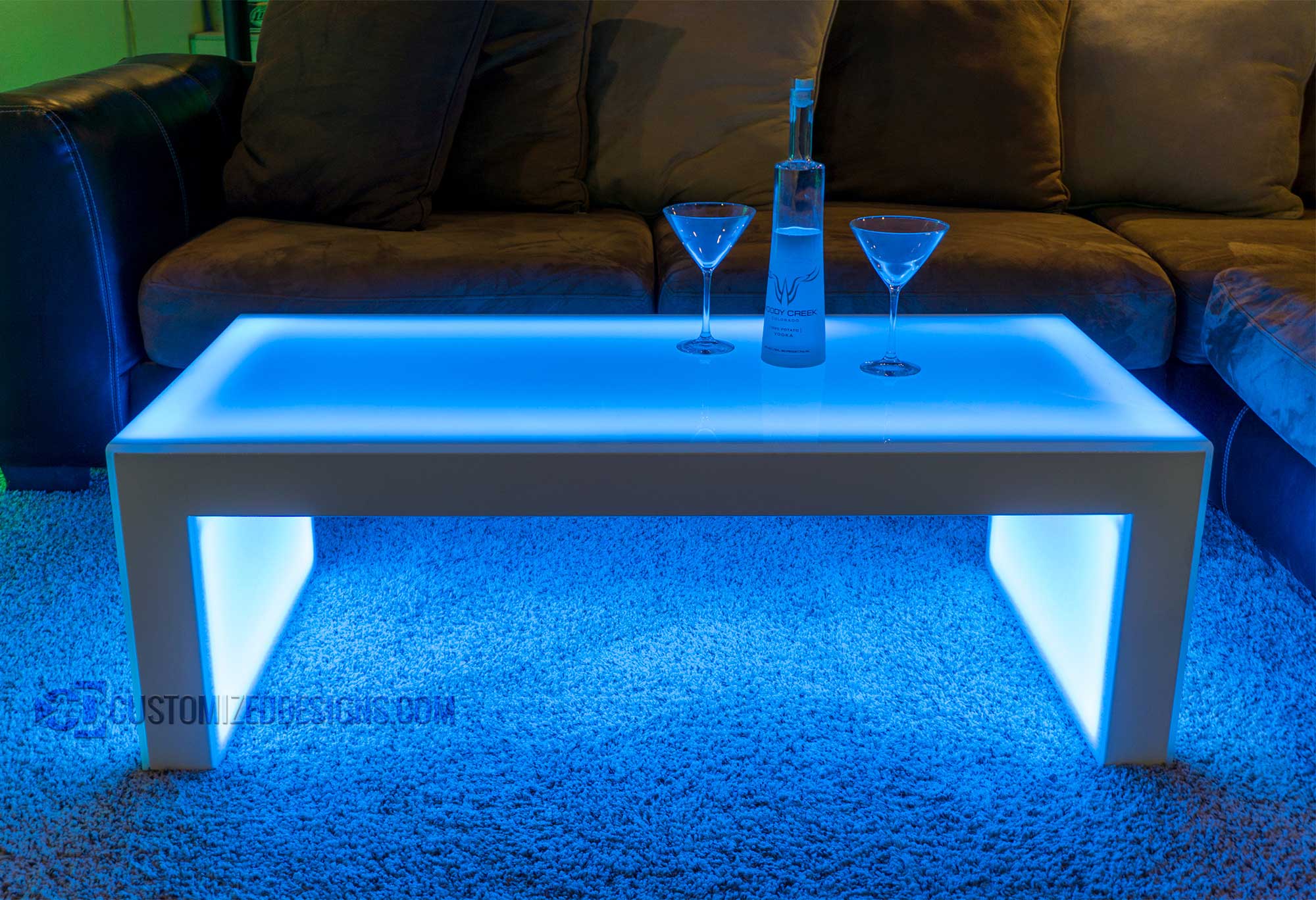 Carbon Series LED Coffee Table 2