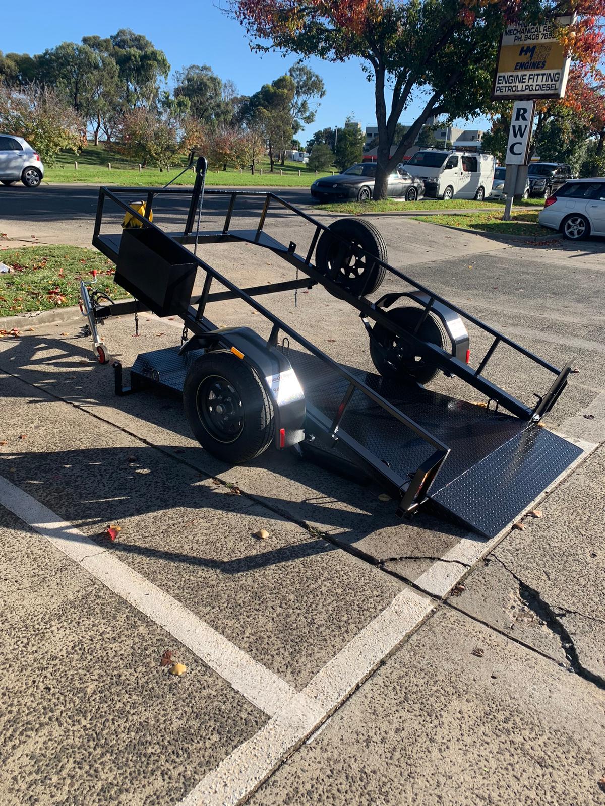 Ground Loading Motorcycle Trailer Australia Reviewmotors.co