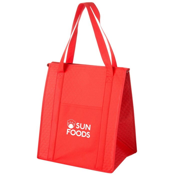 Insulated Custom Logo Grocery Tote Bag Personalized