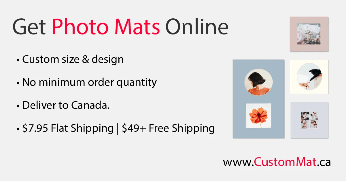 Customize your Matboards Online • Deliver to Canada & the USA • Your