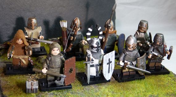 Medieval Collection Custom Minifigures Custom LEGO Minifigures
