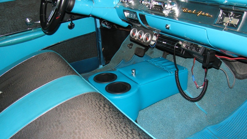 Classic Console Low Rider Floor Console (Dark Red)