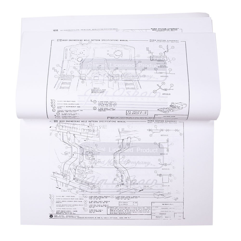 1969 Mustang NEW Chassis Assembly Manual eBay