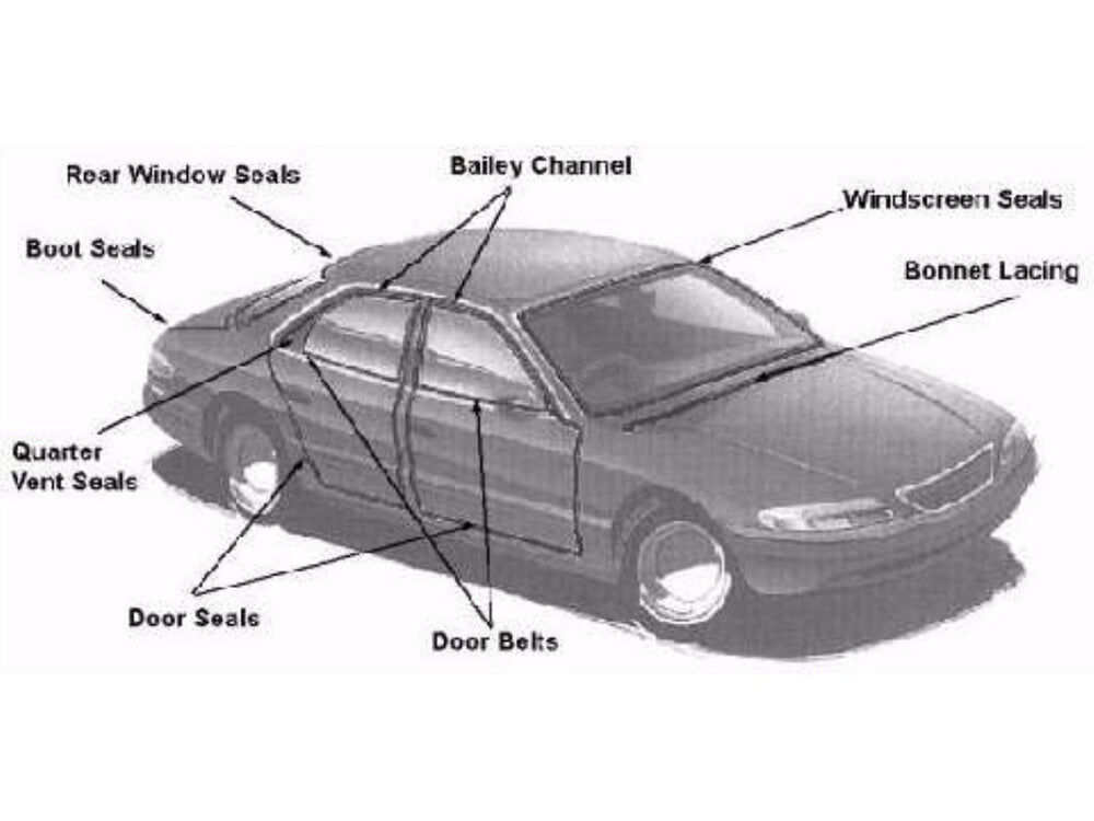 RSRDS220X Ford Falcon XM XP Falcon Coupe Front Lower Door Seal