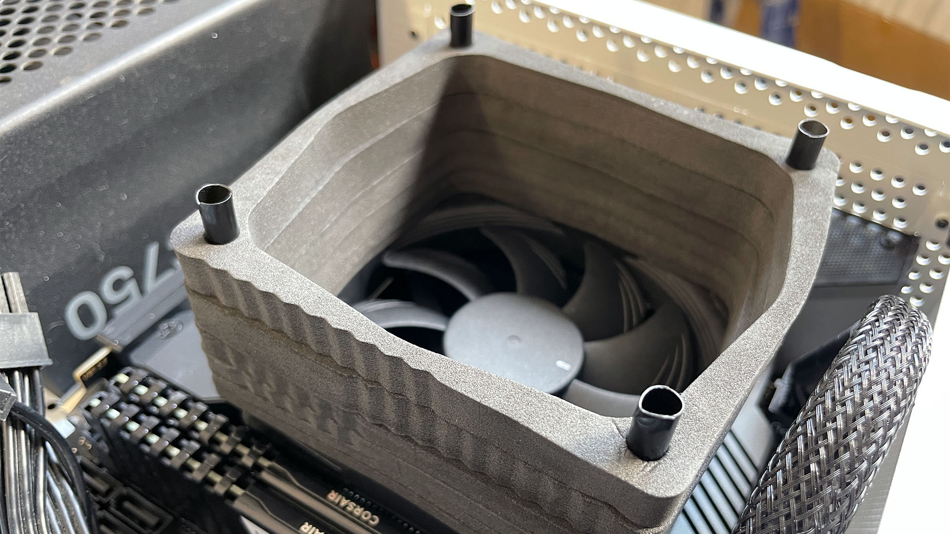 How to fit ducting to a lowprofile CPU cooler