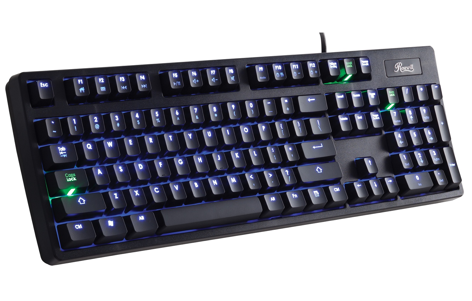 Rosewill Lights Up with the RK9100 Series Backlit Mechanical Gaming