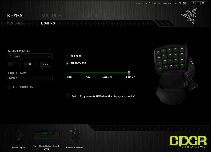 Razer Orbweaver Mechanical Gaming Keypad Review Custom PC Review