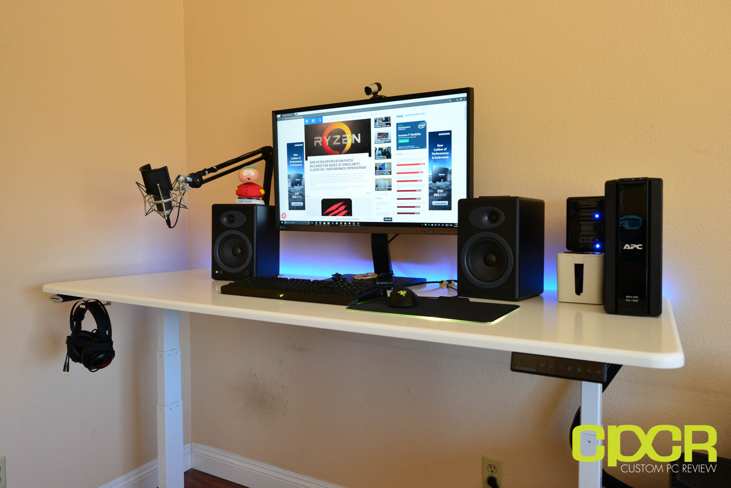 Review Autonomous SmartDesk 2 Sit/Stand Adjustable Desk Custom PC Review