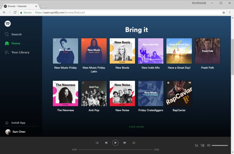 How to Use Spotify's Web Player Custom PC Review