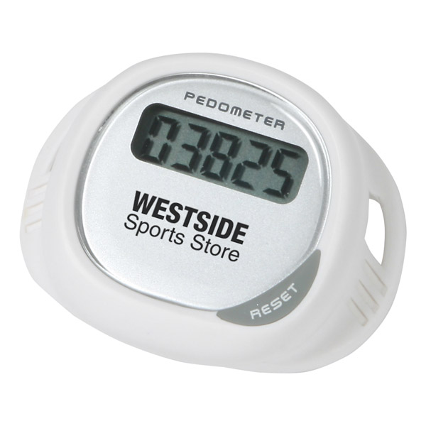 Customized Simple Shoe Pedometer - White - Shoe Pedometer