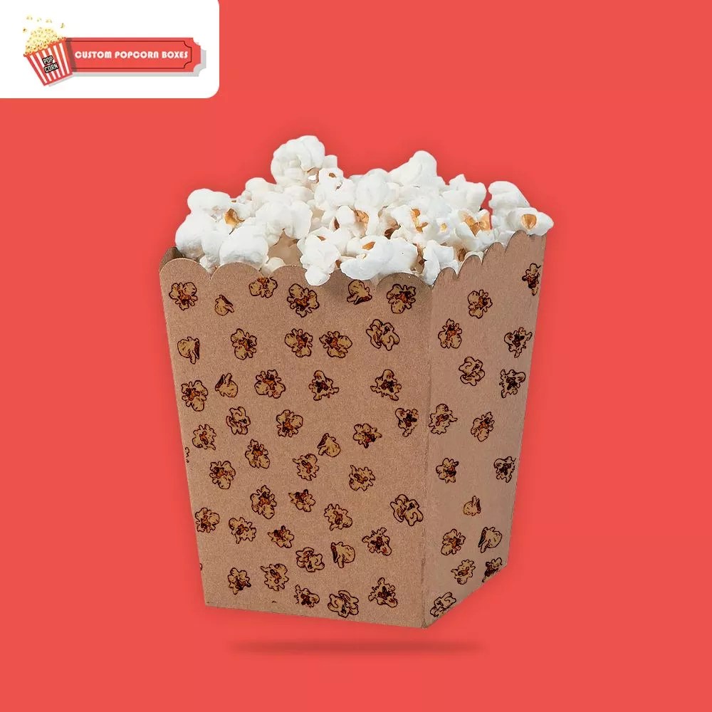 Custom Cardboard Popcorn Boxes Corrugated Popcorn Boxes